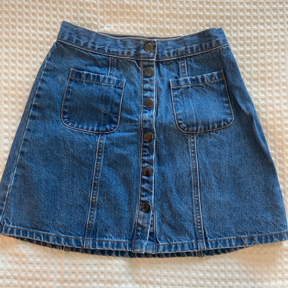 Denim skirt